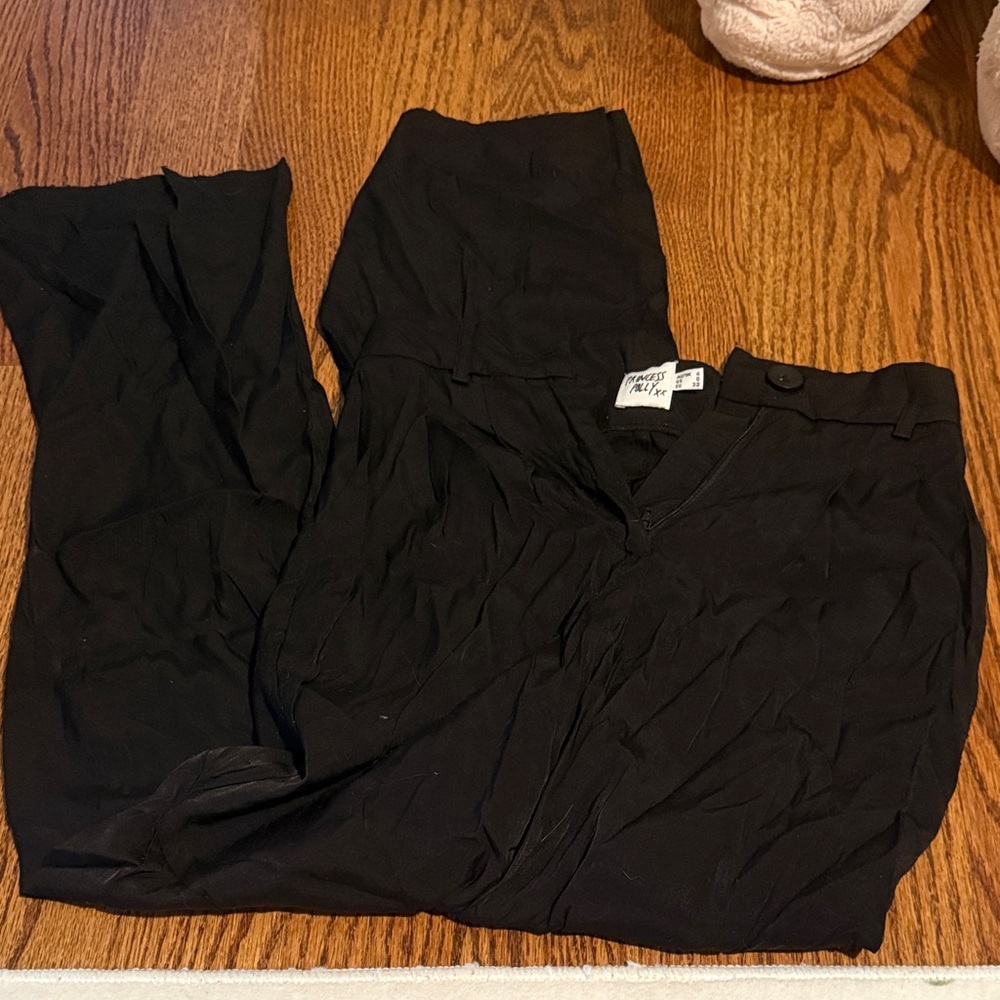 Princess Polly Black Wide Leg Pants